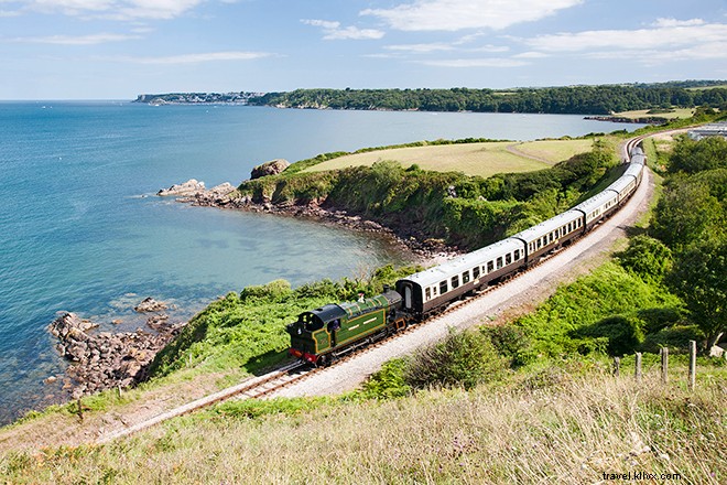 Como fazer uma viagem por estrada britânica ... de trem 